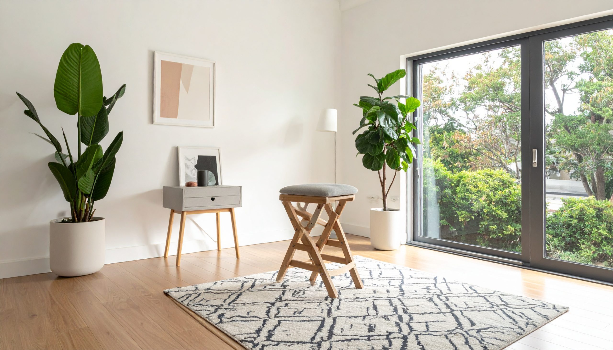 ニトリの椅子が置かれたおしゃれな部屋の画像