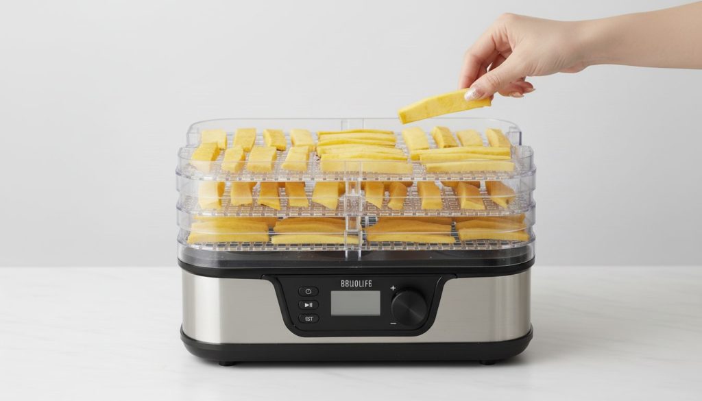 フードドライヤーで干し芋を作っているイメージ画像