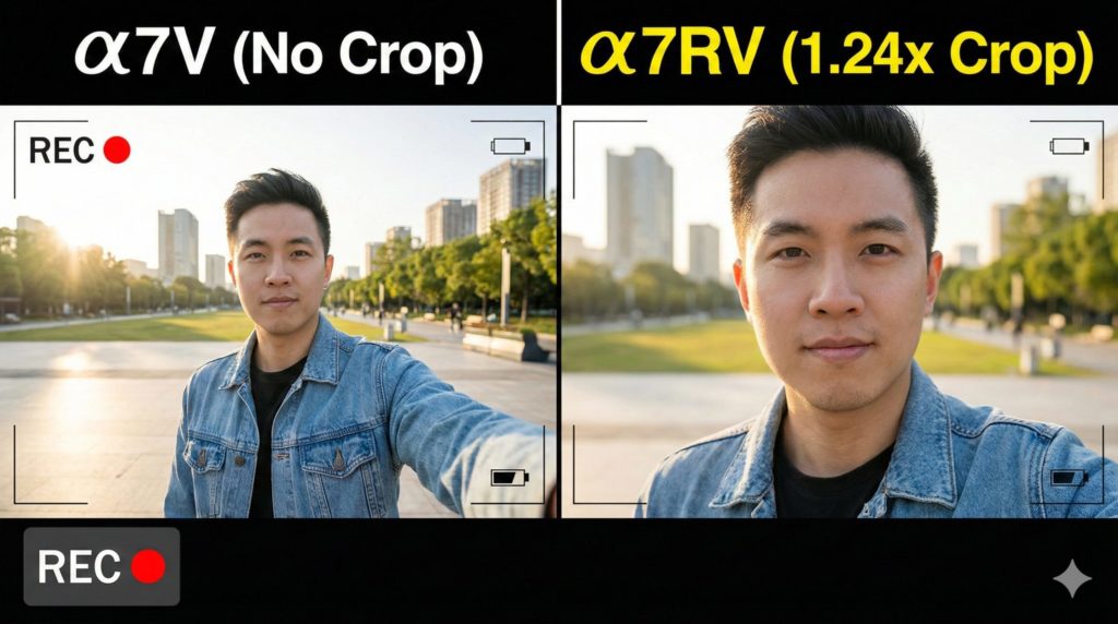 クロップありと無しの比較イメージ