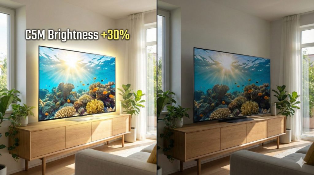 輝度が+30%されたイメージ